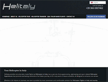 Tablet Screenshot of helitaly.com